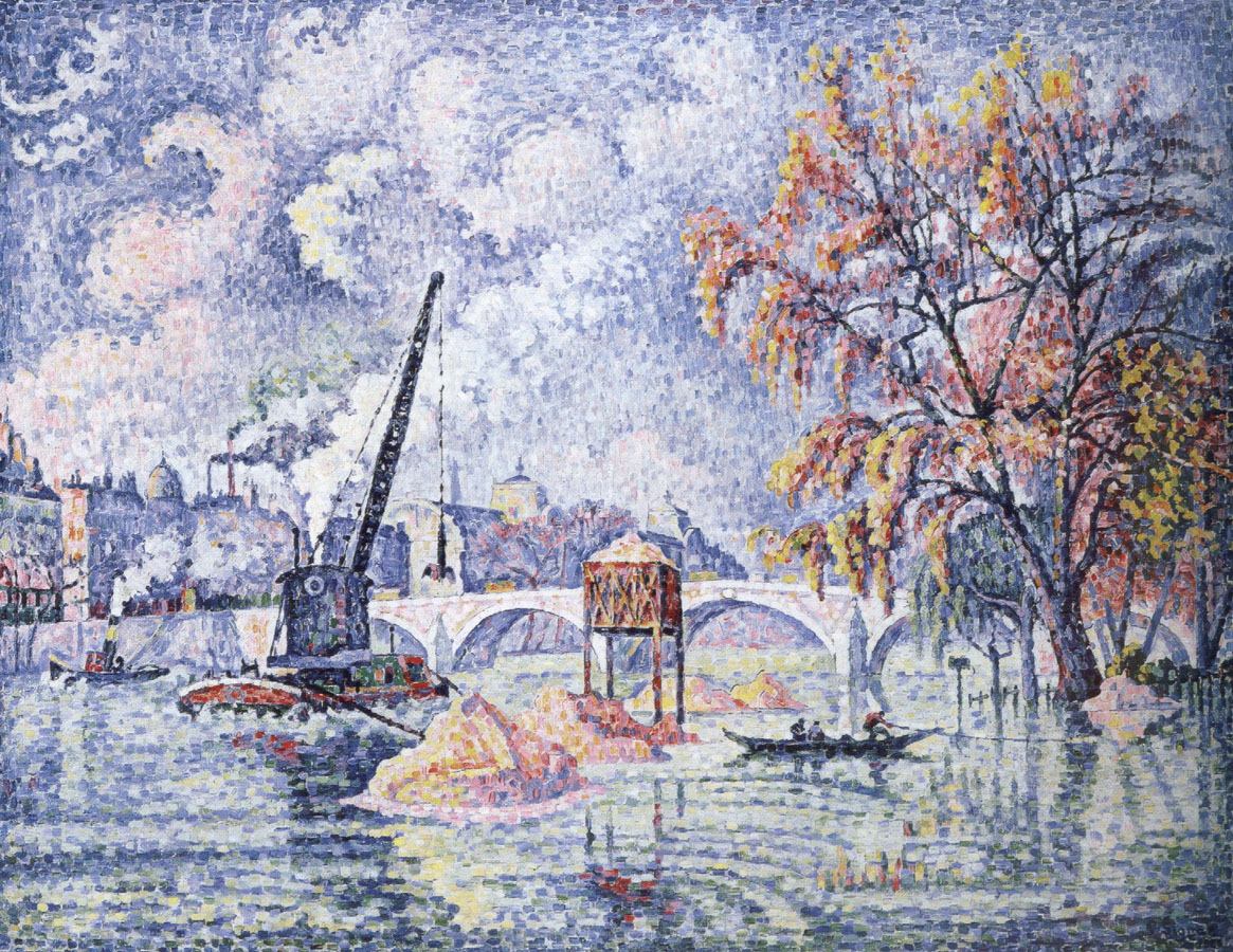 Paul Signac flood at the pont royal